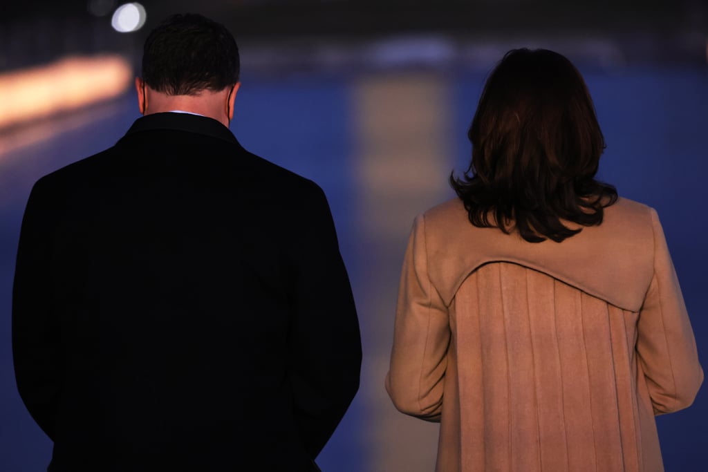 The Meaning Behind Kamala Harris's Coat at COVID-19 Memorial