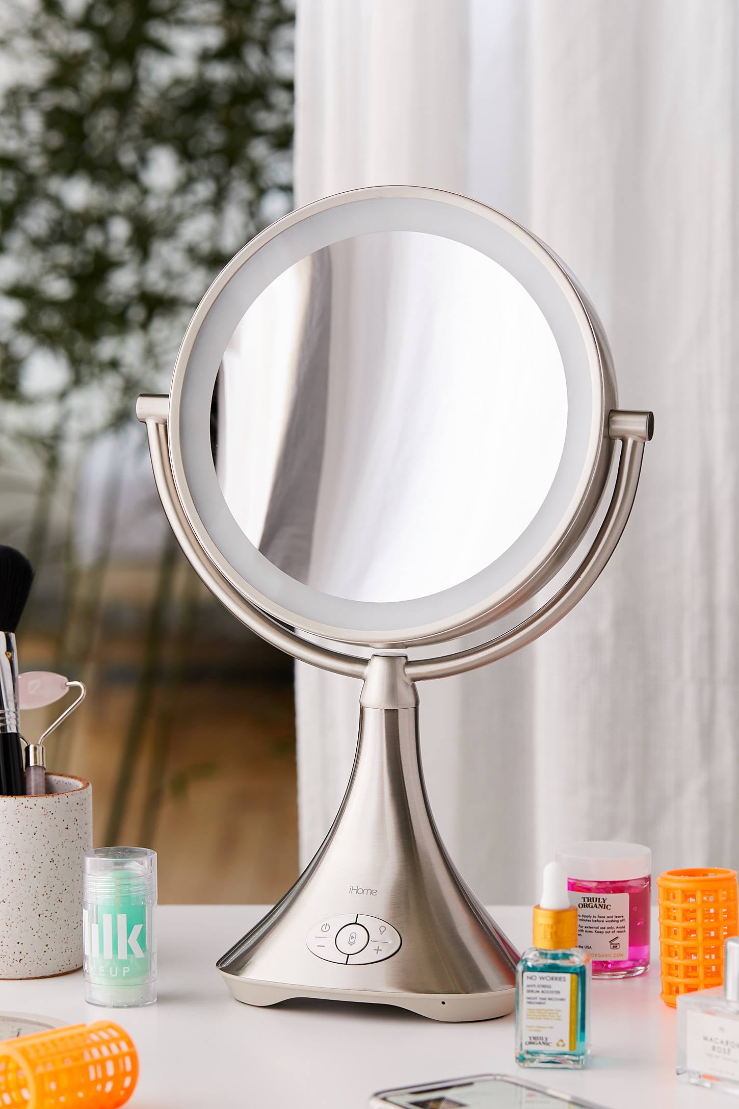 Ihome makeup sales mirror bluetooth
