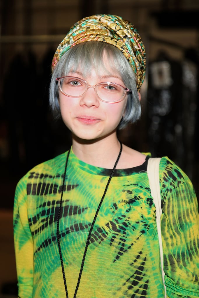 She was wearing gray hair before it was considered cool.