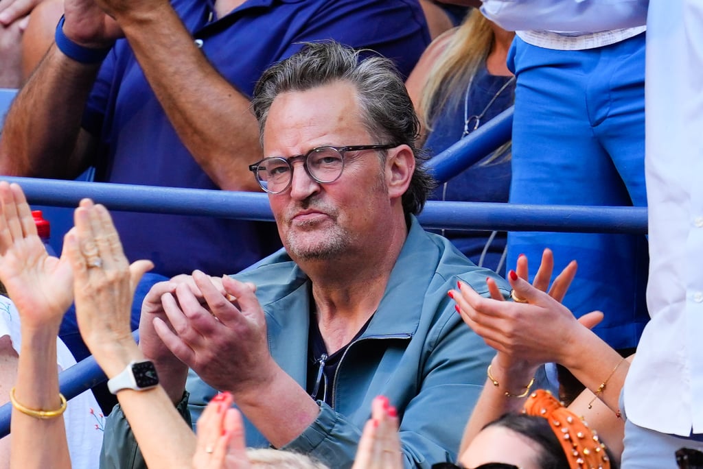 Matthew Perry at the US Open women's singles final on Sept. 10.