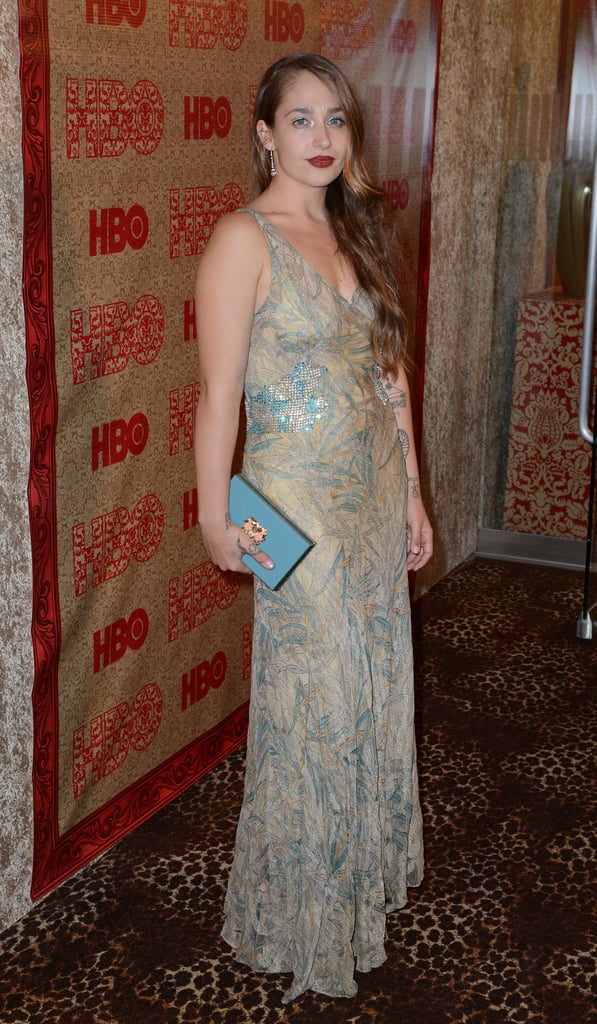 Jemima Kirke arrived at the HBO bash.