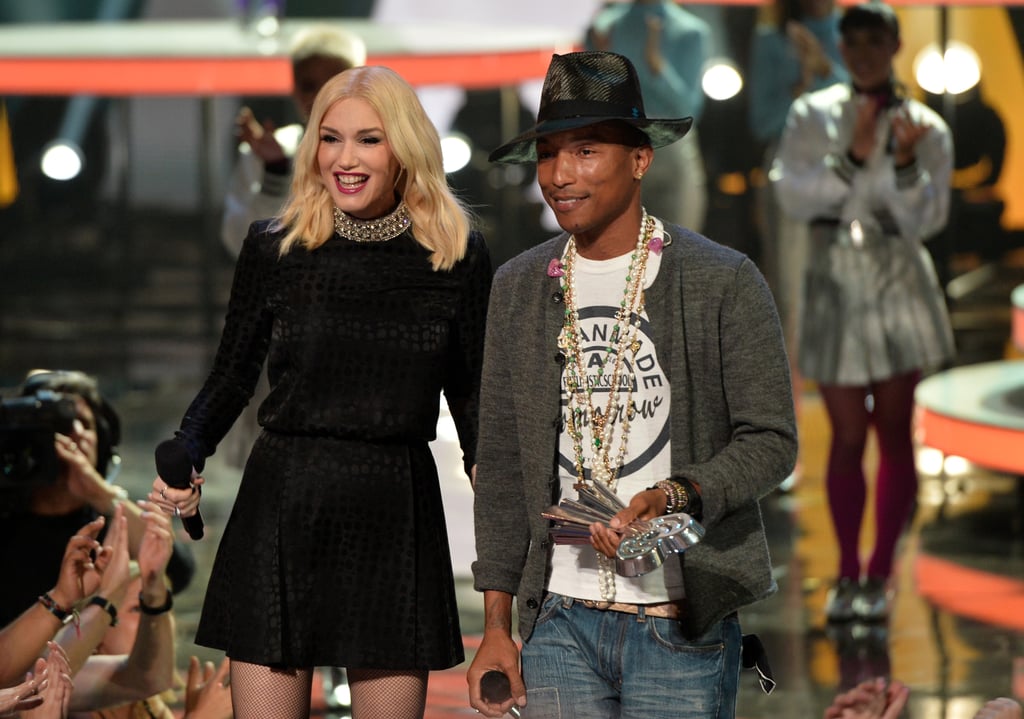 Gwen Stefani presented the iHeartRadio Innovator Award to her longtime friend and collaborator Pharrell Williams.