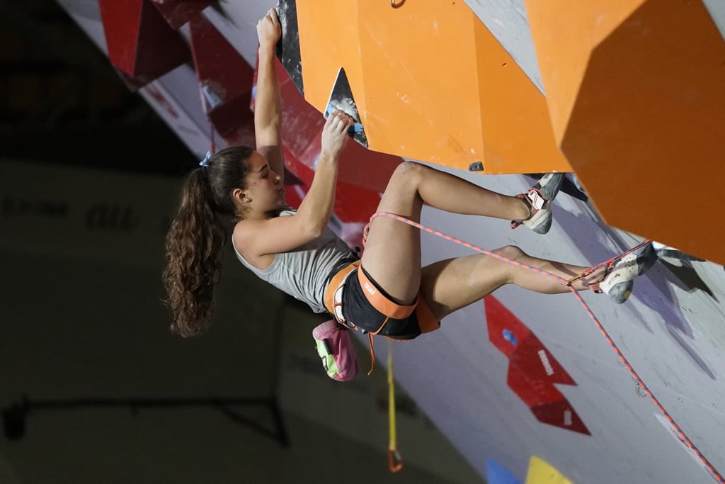 Brooke Raboutou Is Staying Active by Climbing Around House