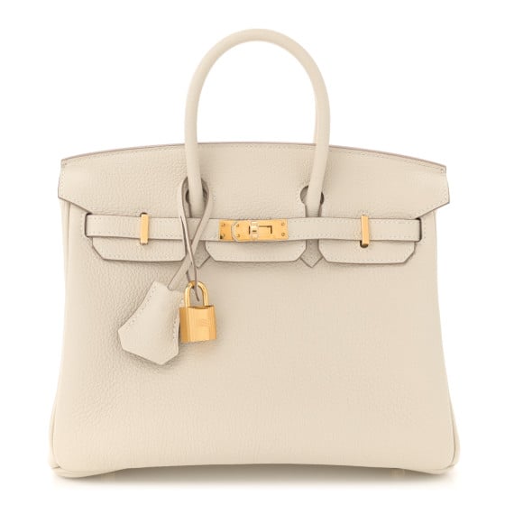 Hermès Togo Birkin 25 Craie