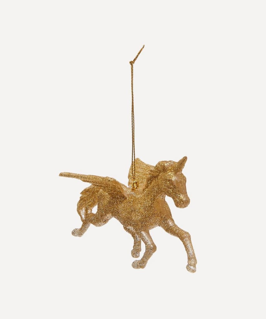 Liberty London Glitter Unicorn Hanging Decoration