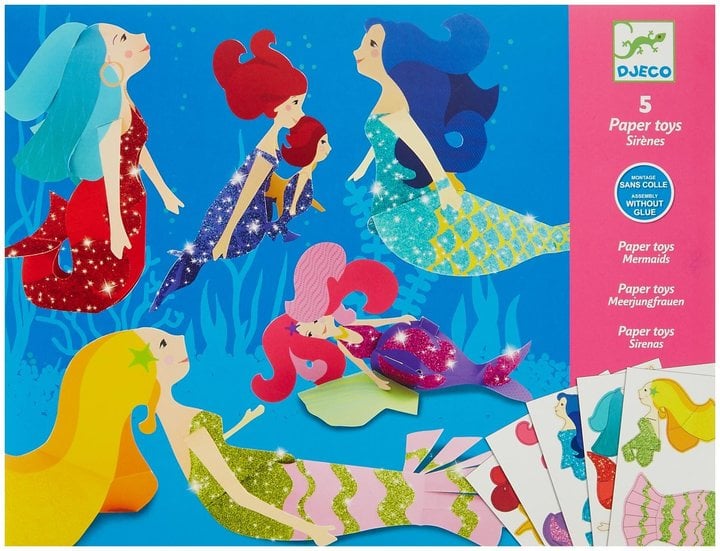 Paper Mermaid Dolls