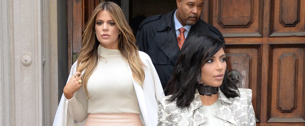 Khloe and Kim Kardashian Street Style