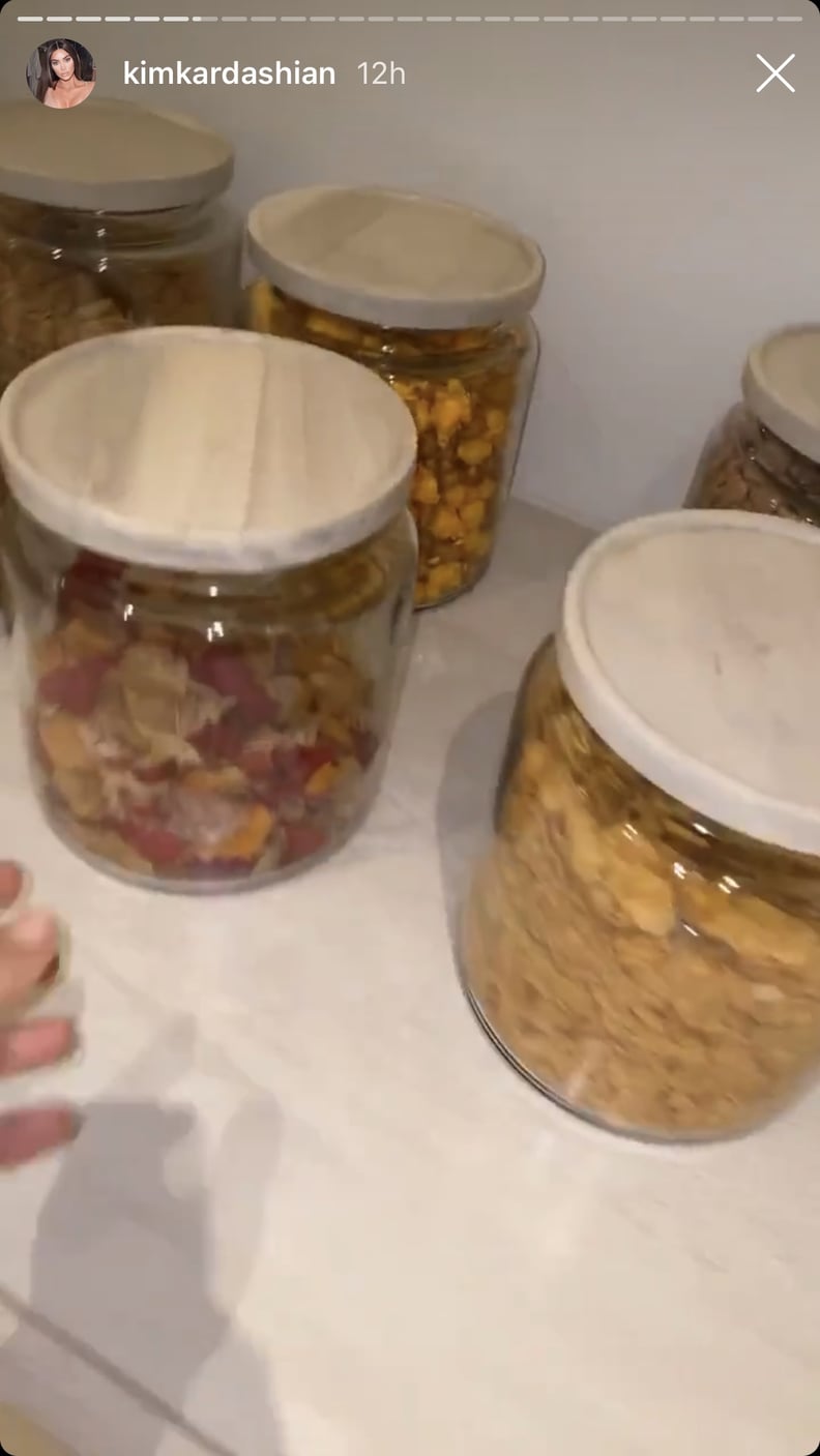 Kim's Cereal and Snacks in Glass Jars