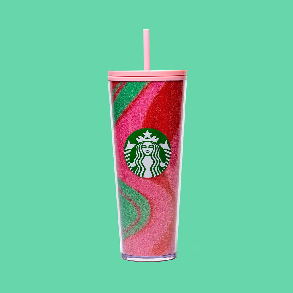 Starbucks Glitter Pink Swirl Cold Cup