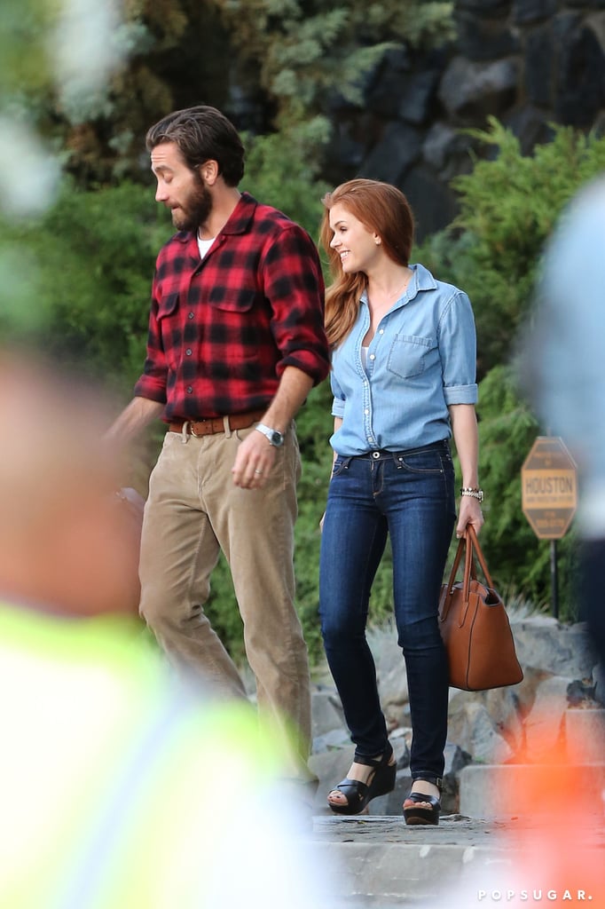 Jake Gyllenhaal on Nocturnal Animals Set | Pictures