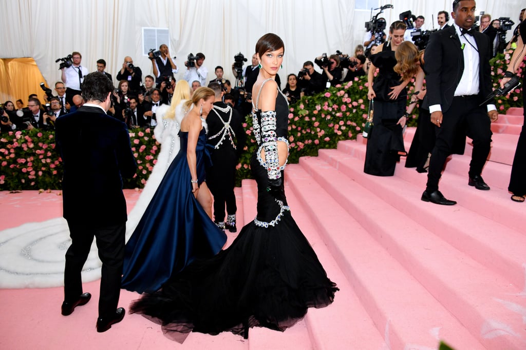 Bella Hadid Black Dress Met Gala 2019