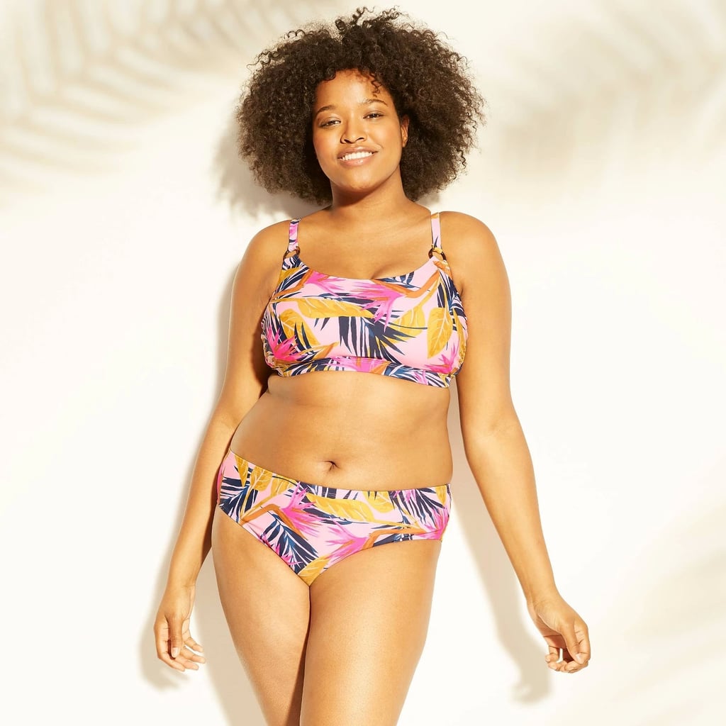 Plus-Size Tortoise Ring Bralette Bikini Top and Hipster Bikini Bottoms | Swimsuits at Target | POPSUGAR Fashion UK Photo 28