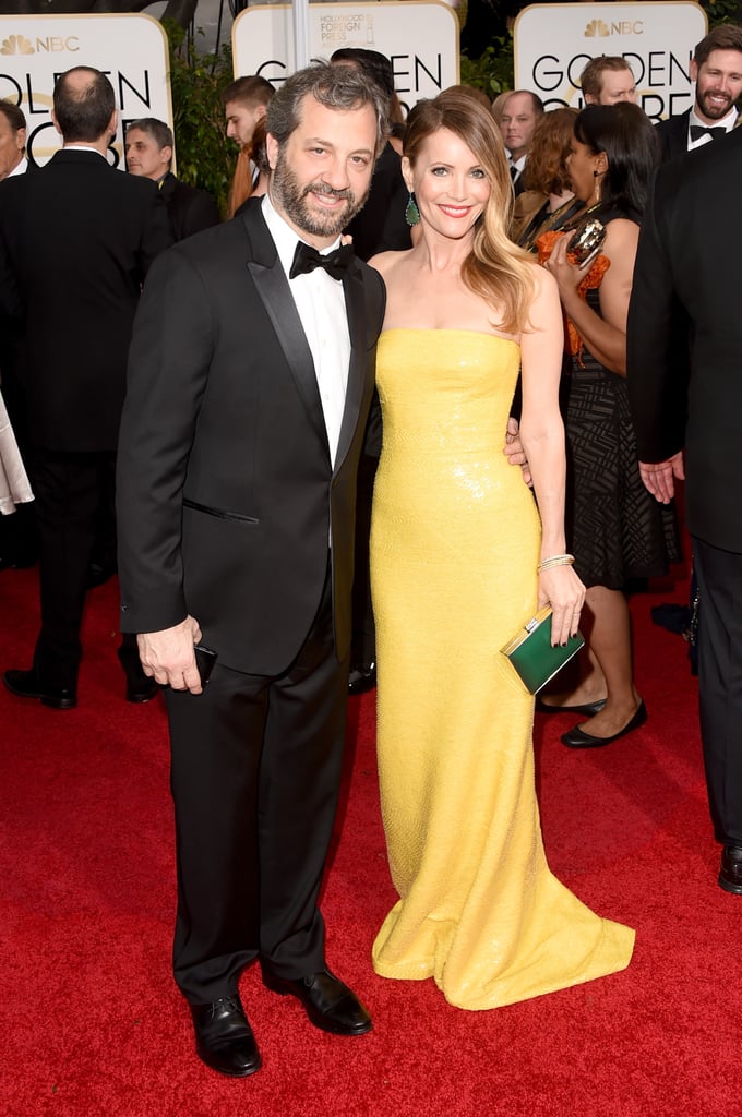 Judd Apatow and Leslie Mann