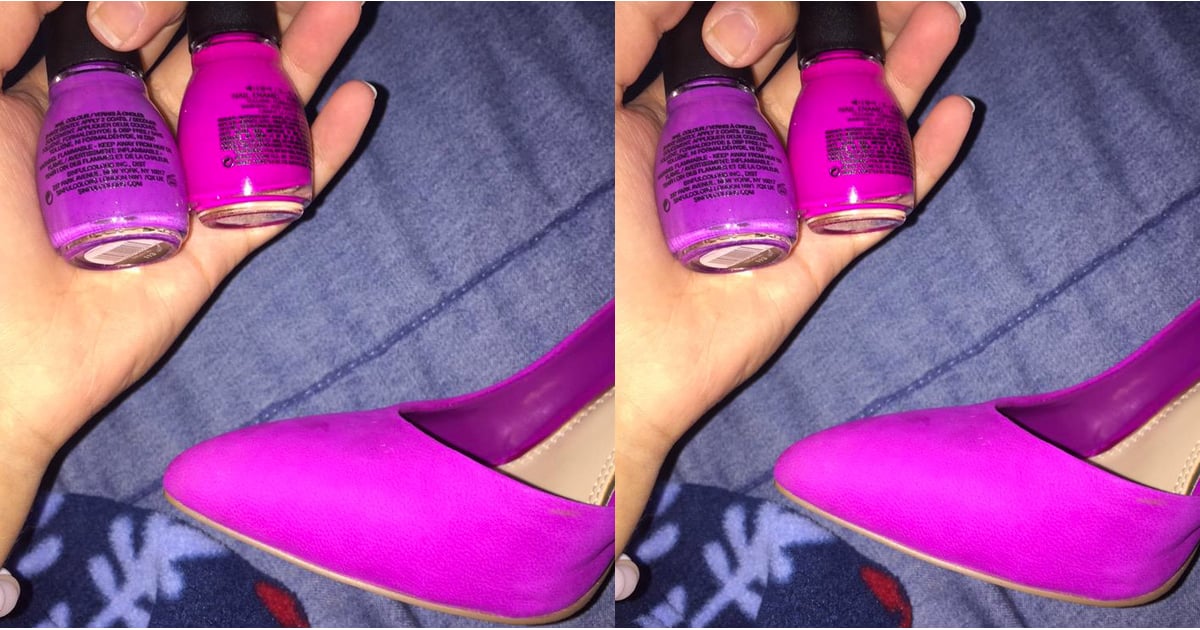 nail color matches shoes