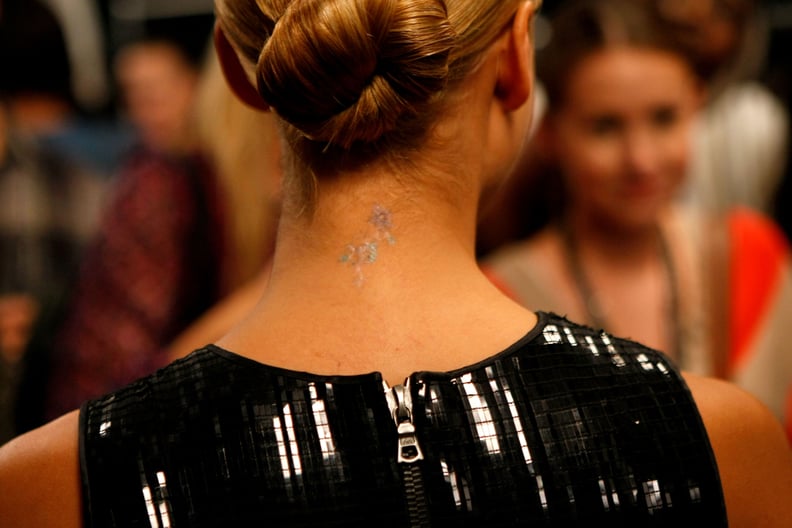 Jessica Alba Flower Tattoo Lasered