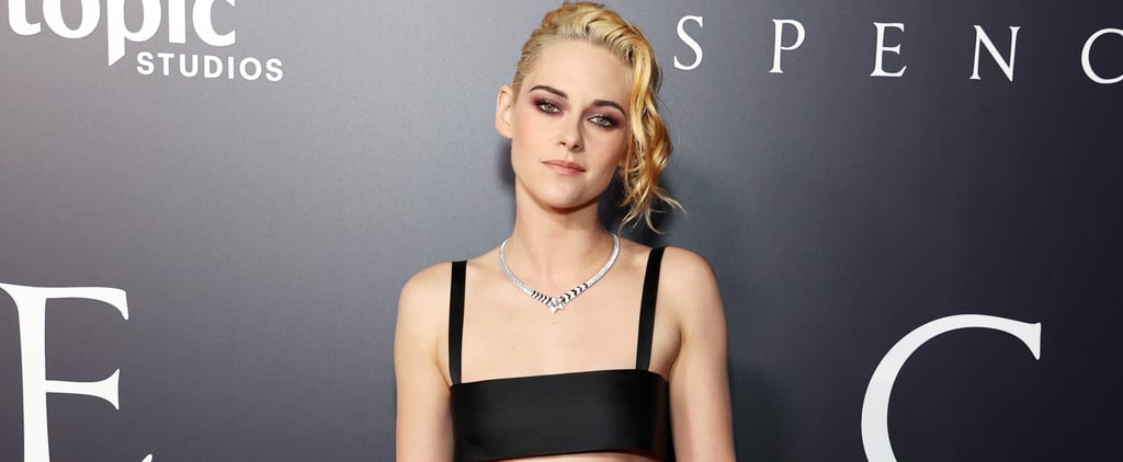 Kristen Stewart Plucks an Ab-Baring Crop Top Right Off the Chanel Runway For the Spencer Premiere