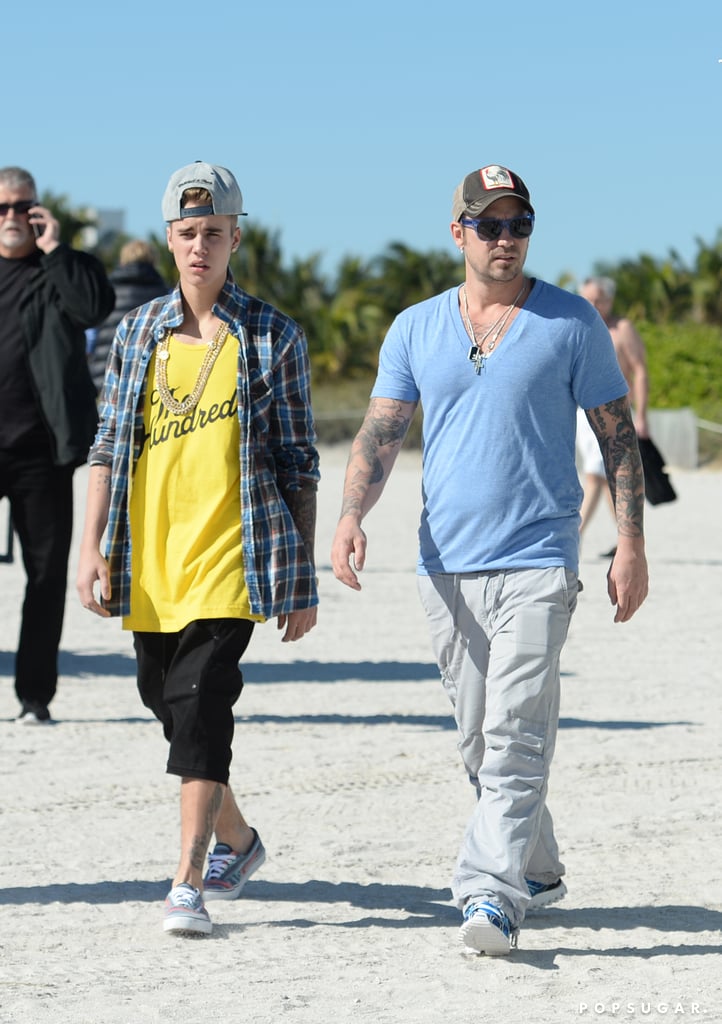 Justin Bieber on Miami Beach Before His Arrest