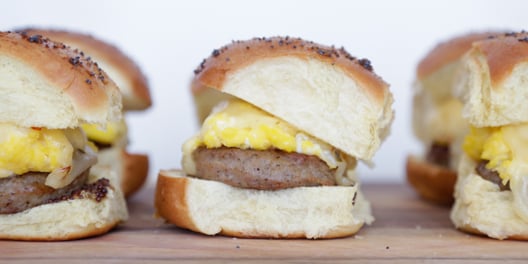 Egg and Sausage Breakfast Sandwich Recipe | POPSUGAR Food
