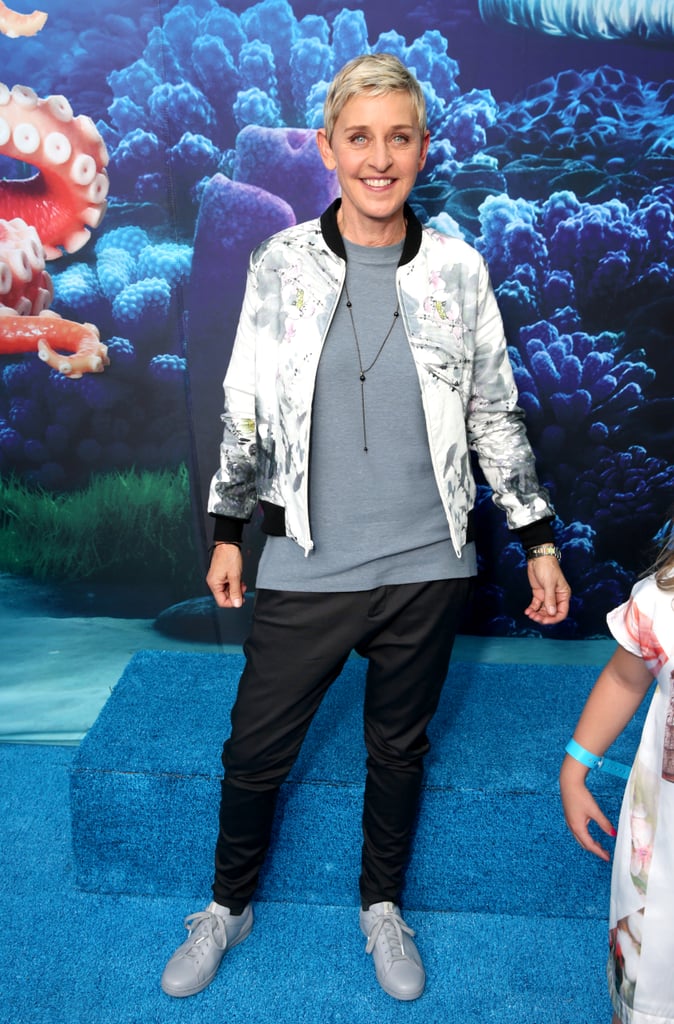 Ellen DeGeneres and Portia de Rossi at Finding Dory Premiere