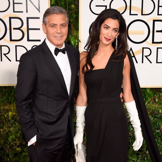 George Clooney and Amal Alamuddin at the Golden Globes 2015