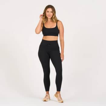 Super Soft 4 Way Stretch Black Leggings, Record Setter Leggings - Charcoal