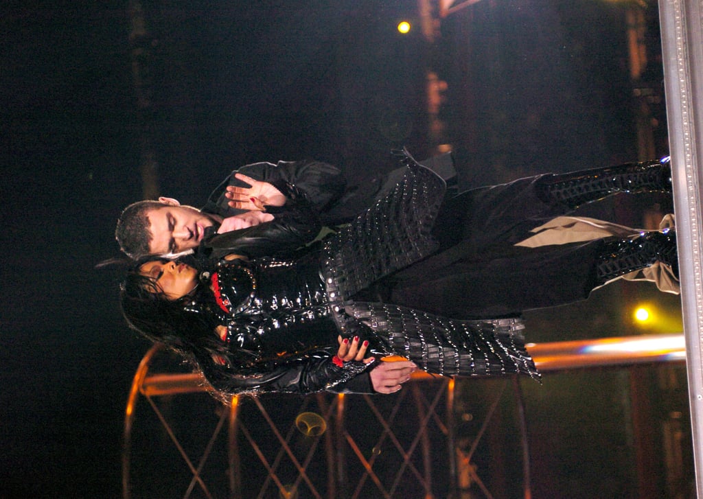 Justin Timberlake and Janet Jackson left everyone speechless during their Super Bowl halftime show performance in 2004. Justin Timberlake and Janet Jackson left everyone speechless during their Super Bowl halftime show performance in 2004.