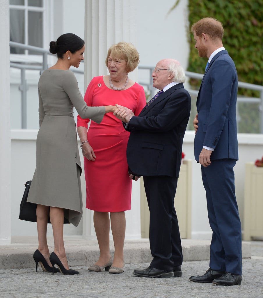 Meghan Markle's Gray Roland Mouret Dress