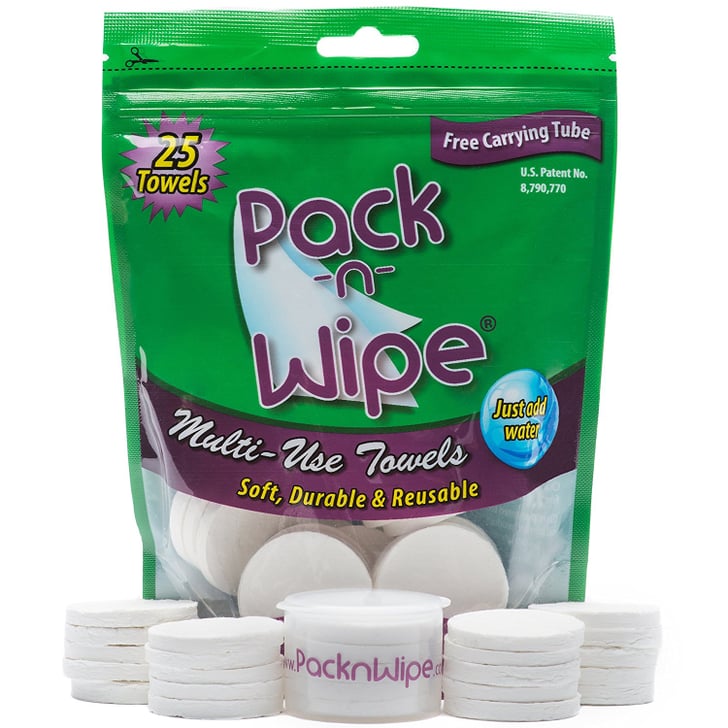 PackNWipe Compact Towels Best Travel Products on Amazon POPSUGAR