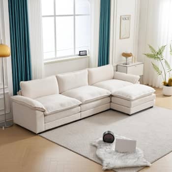 Comfy Cloud Couch 3-seater sofa