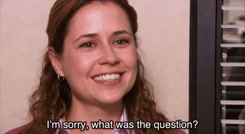 One day, when Pam's in the middle of an on-camera interview, Jim interrupts to ask her out, catching her completely off-guard. Together at last!