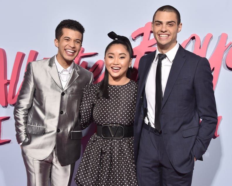 Jordan Fisher, Lana Condor, and Noah Centineo at the P.S. I Still Love You Premiere in LA