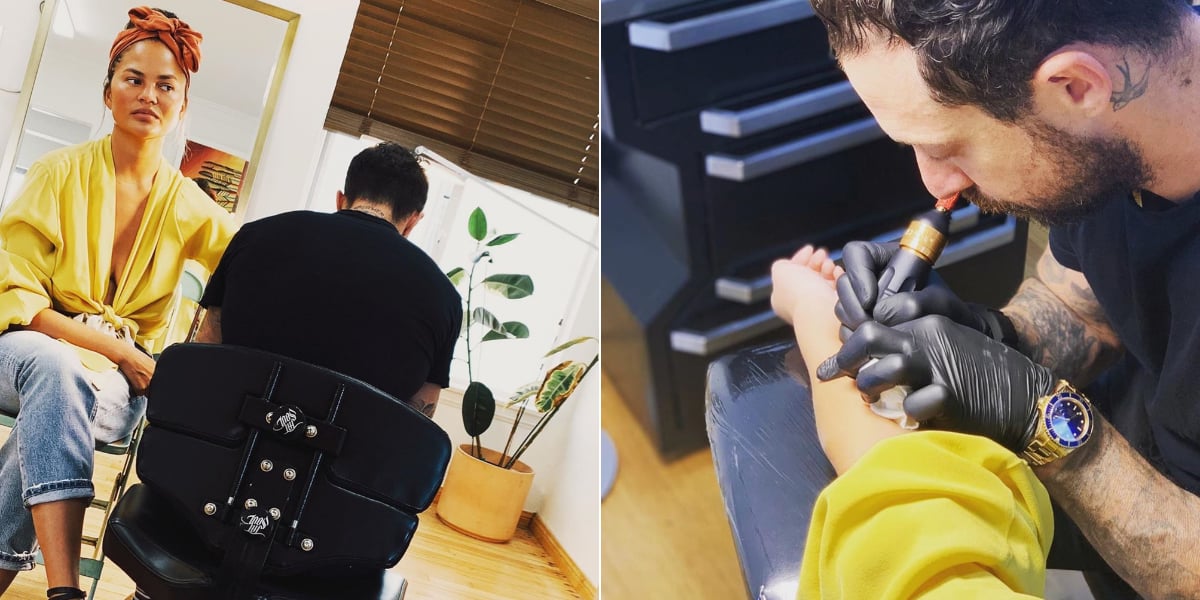 Chrissy Teigen's Forearm Tattoo of Her Family's Birthdays PS Family