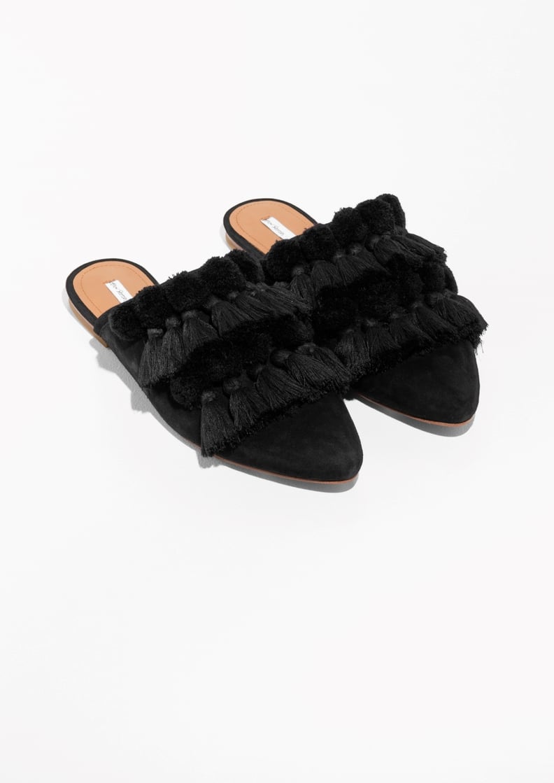 Tassel Suede Slippers