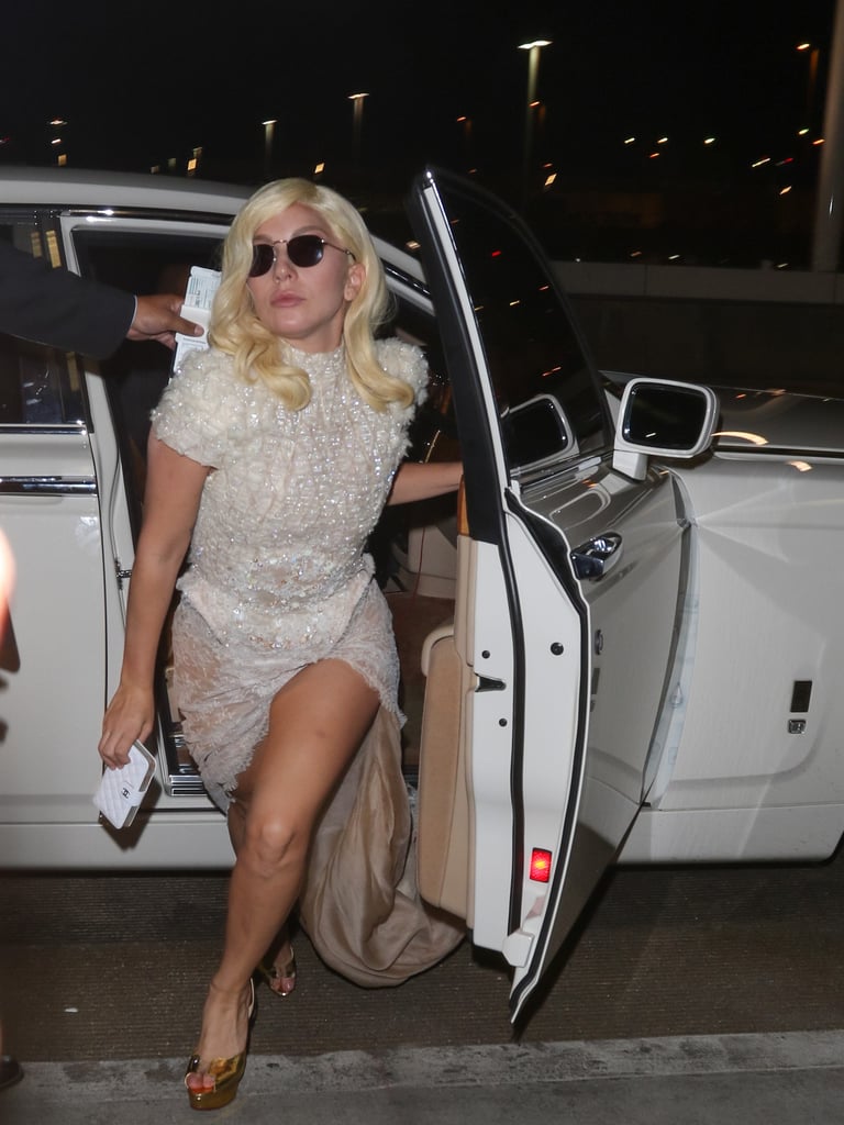 Lady Gaga at LAX Airport October 2015