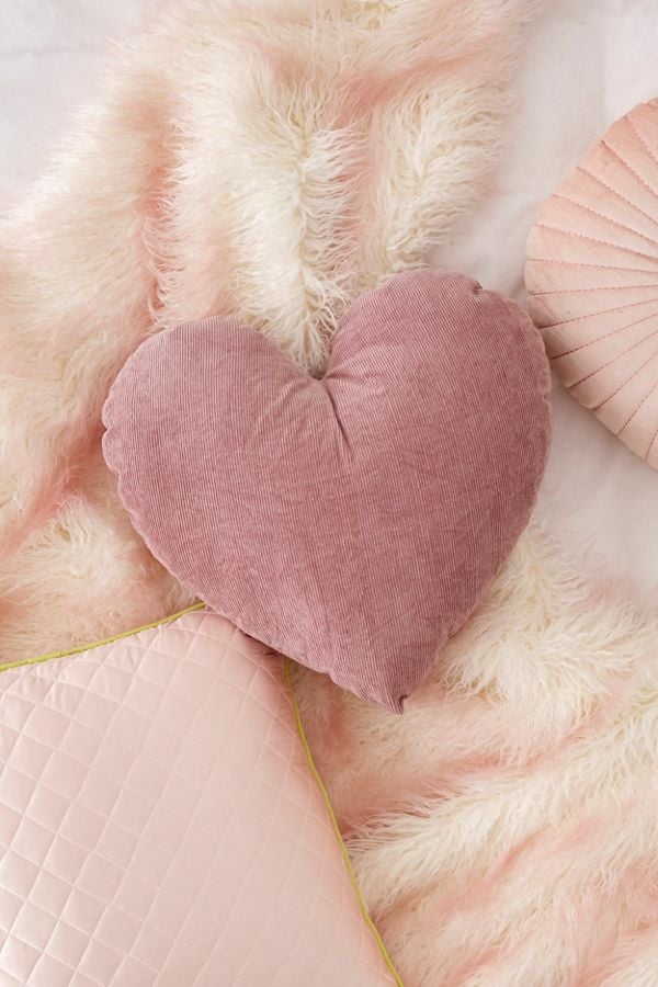 Corduroy Heart Throw Pillow 27 Of The Cutest Home Accessories