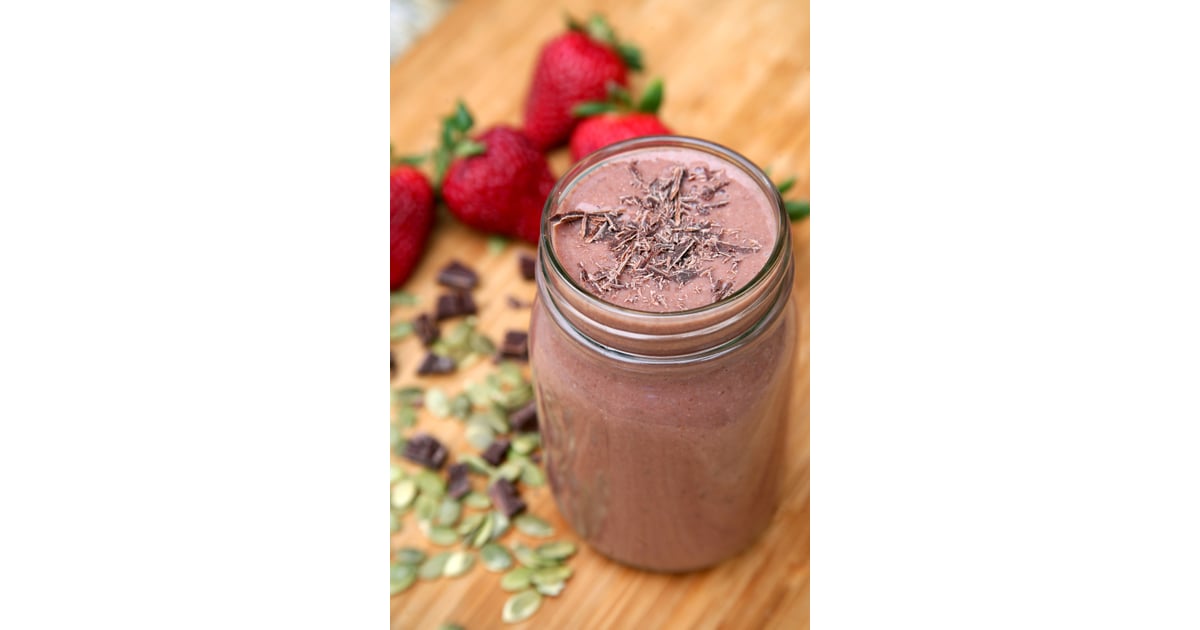 Chocolate Strawberry Banana Better Sex Smoothie Low Calorie Smoothies Popsugar Fitness Photo 3