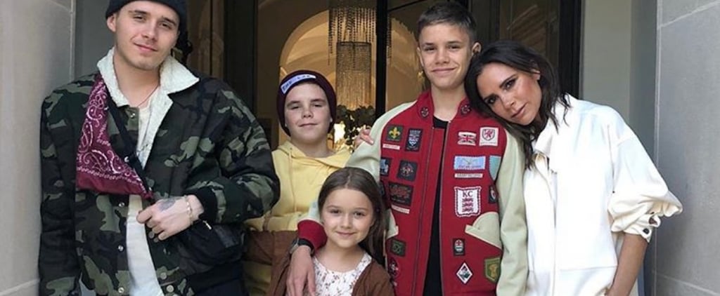 Victoria Beckham White Suit in Birthday Instagram