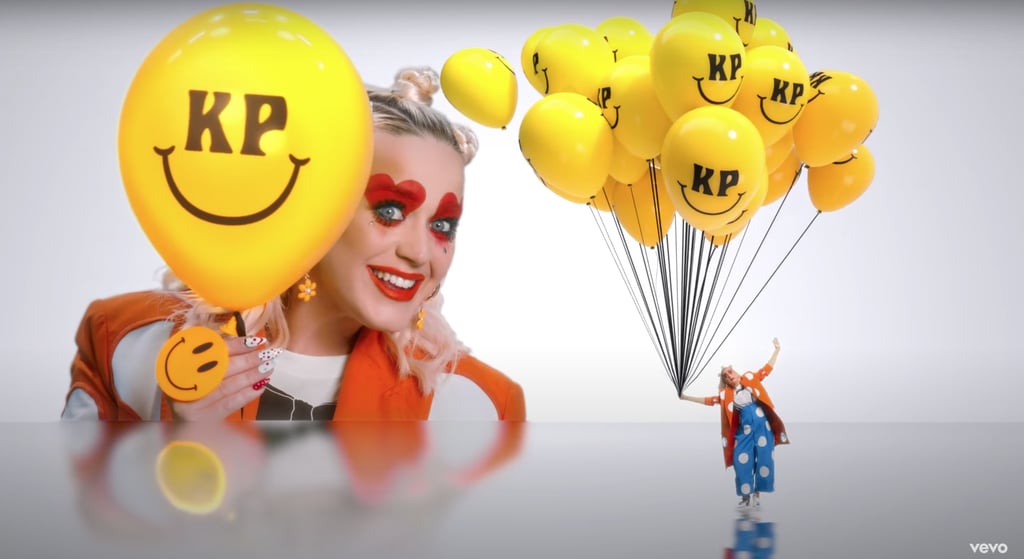 See Katy Perry's Clown Nail Art in Her "Smile" Music Video