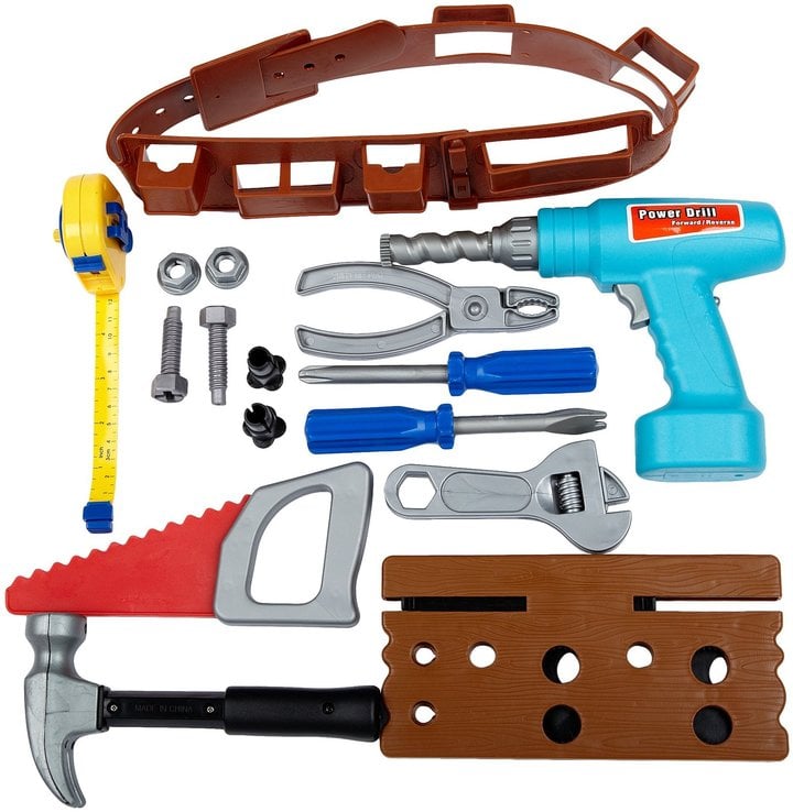 Pretend & Play Workbelt Tool Set