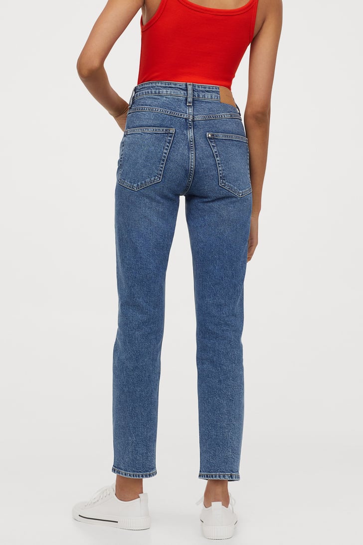 H&M Vintage Slim High Ankle Jeans Best HighWaisted Jeans POPSUGAR