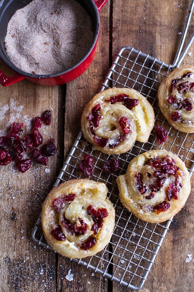 Cranberry Brie Puff Pastry Swirls