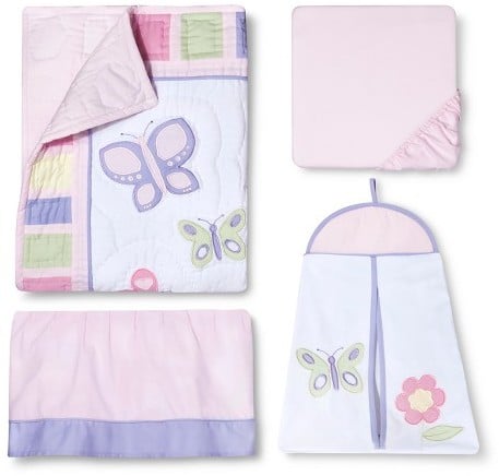 Sweet Jojo Designs 11pc Butterfly Crib Set