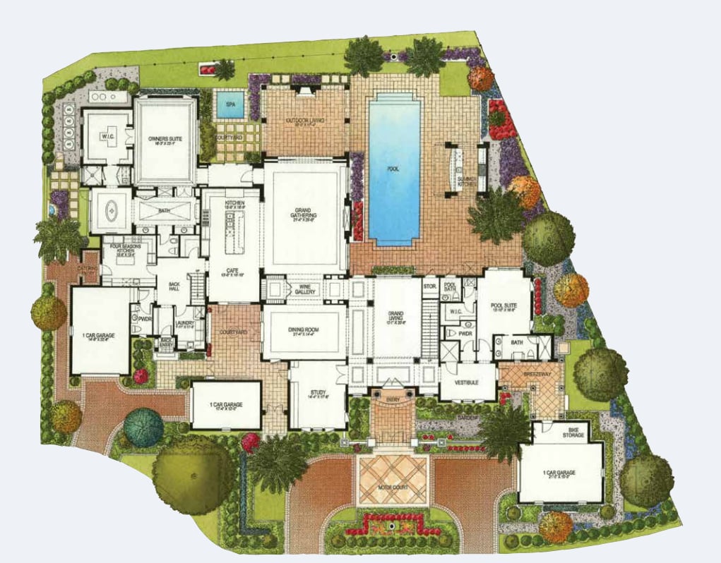 The Ground Floor Plan Of The Capolavoro New Disney World