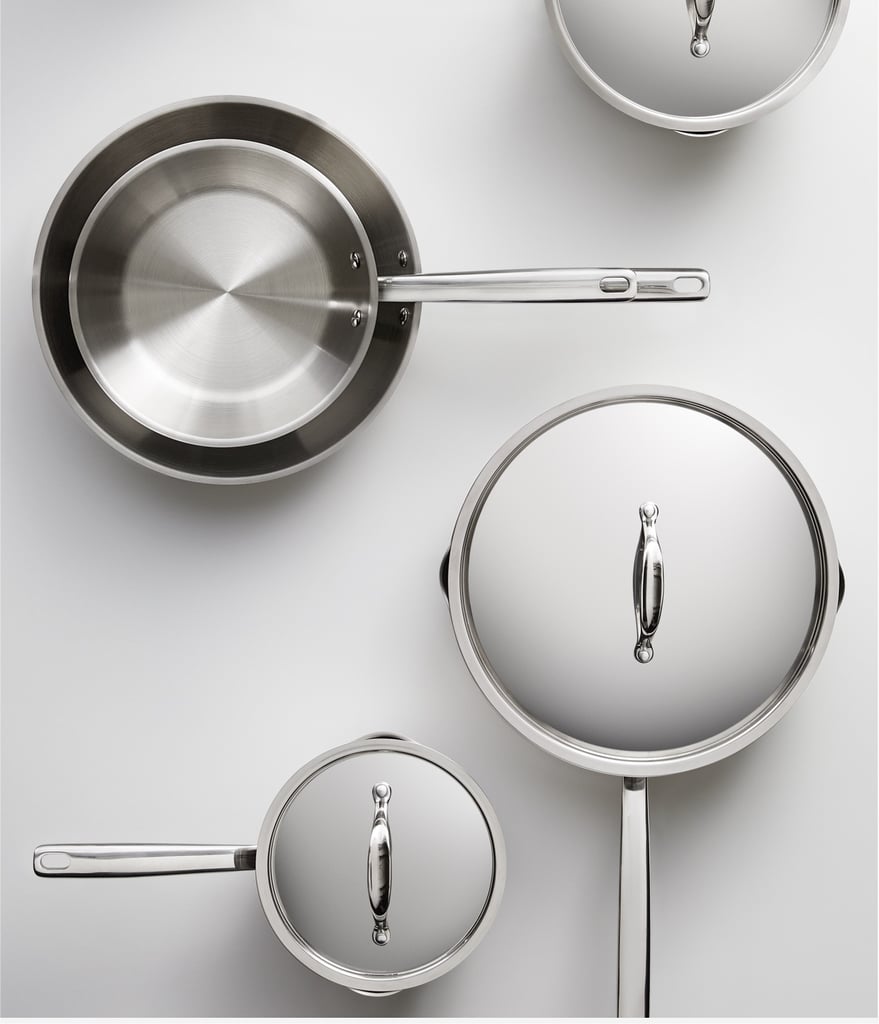 Stainless Steel Cookware Collection ($130 for 11 pieces, also sold separately)