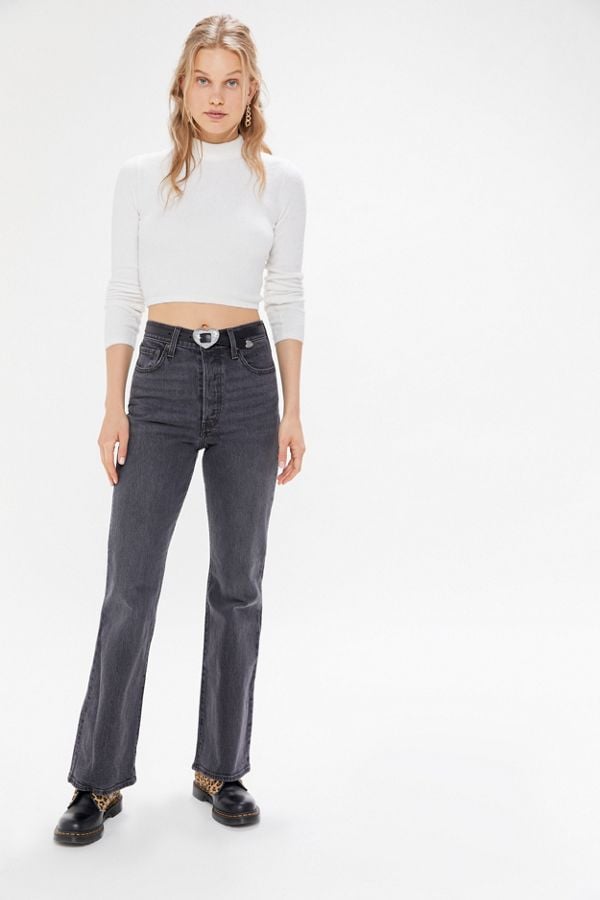 levi's high rise flare