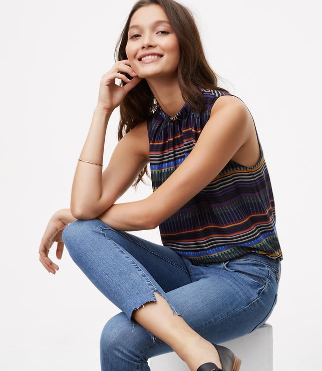 LOFT Modern Step-Hem Skinny Jeans