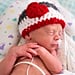 NICU Babies Dressed as Valentines 2017