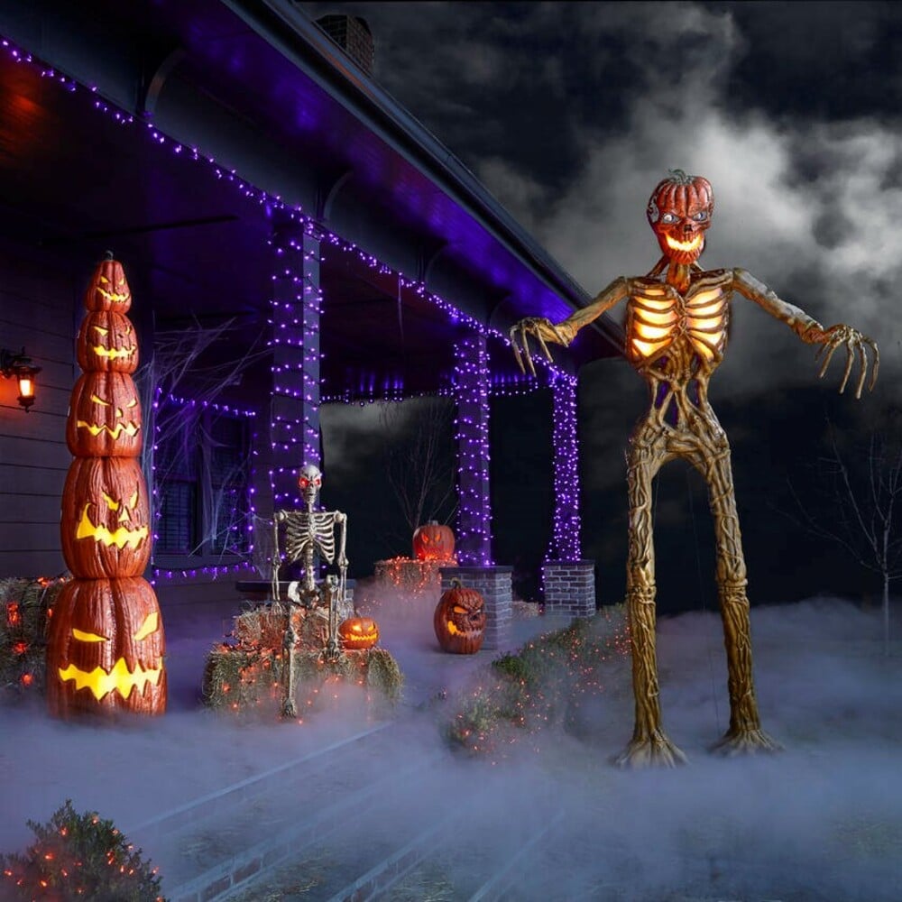 Home Depot 12-Foot Giant-Sized Inferno Pumpkin Skeleton