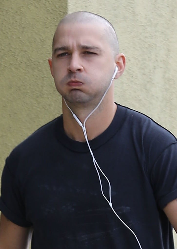 Shia LaBeouf Bald Pictures | POPSUGAR Celebrity Photo 2