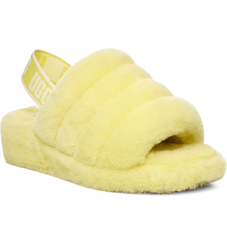 UGG Fluff Yeah Genuine Shearling Slippers | Gen Z Yellow Products